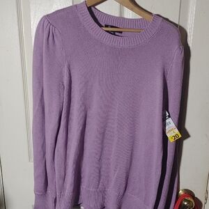 adidas Women's Lilac Crew Neck Sweater